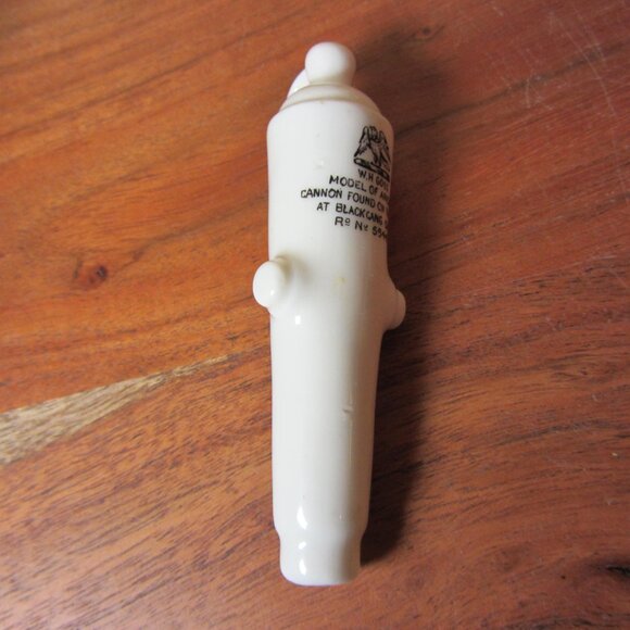 W.H. Goss crested heraldry china vintage Ilfracombe cannon (GC047 Grace) - Picture 6 of 9